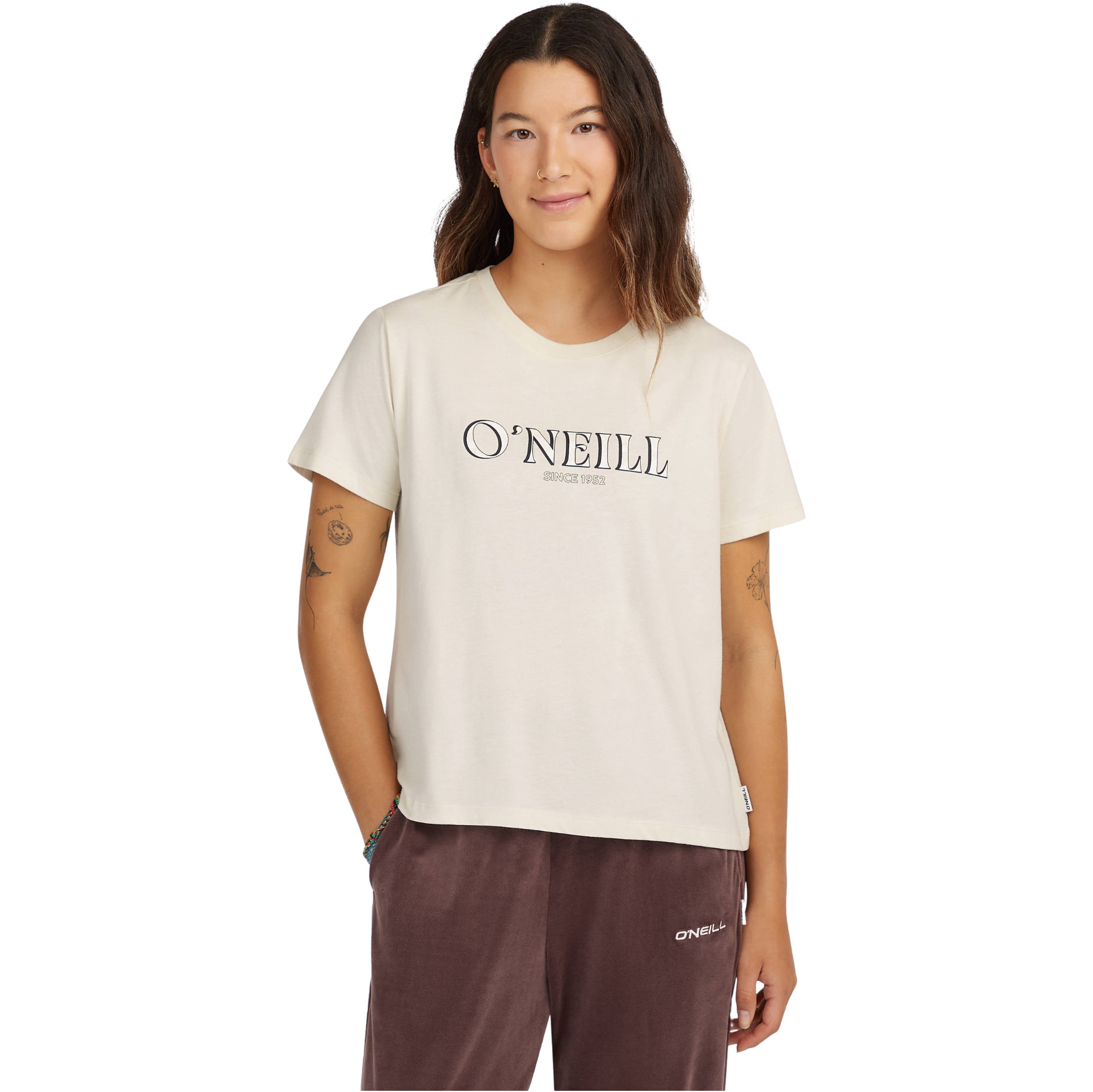 2026 O'Neill Womens Graphic T-Shirt 1850282 - Linen White